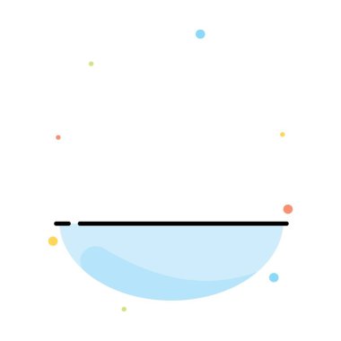 Web soyut düz renk simge şablonu