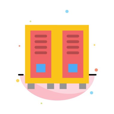 Eğitim, Kütüphane, Okuma, Okuma Soyut Düz Renk Simge Templ