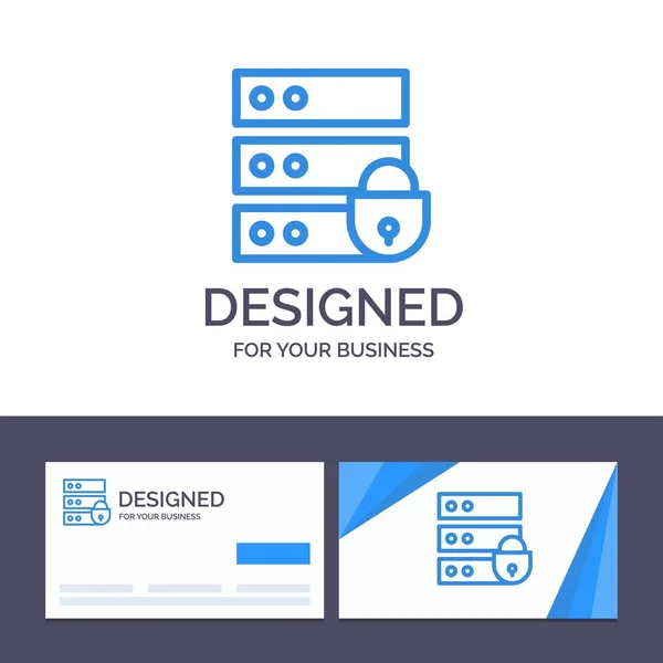 Kreative Visitenkarte und Logo-Vorlage Gerät, elektronisch, int — Stockvektor
