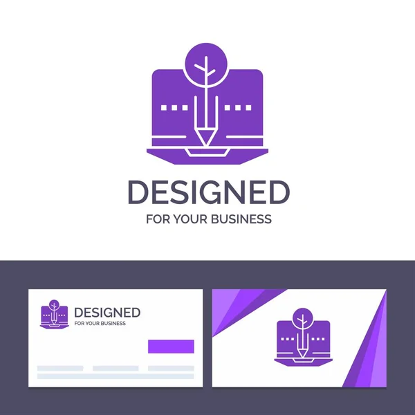 Creative Business Card and Logo template Organic, Content, Organ — Stock Vector
