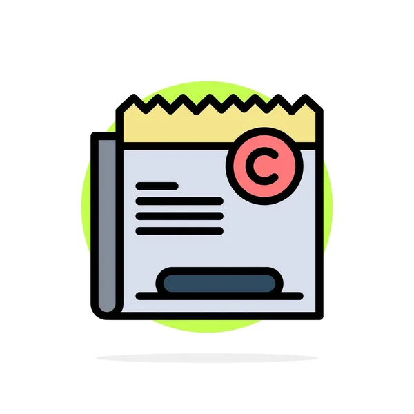 Kopie, Urheberrecht, Einschränkung, Recht, Datei abstract circle backgr — Stockvektor