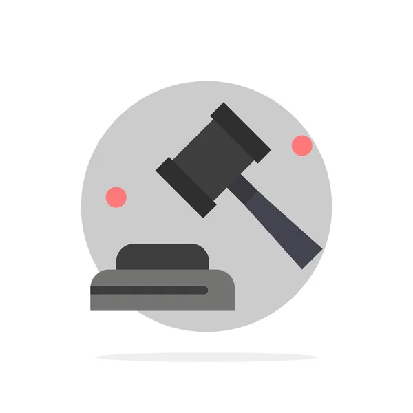 Politika, Law, kampány, szavazás absztrakt kör háttér Flat Co — Stock Vector