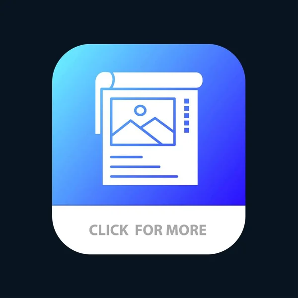 Tapete, Poster, Broschüre Mobile App Icon Design — Stockvektor