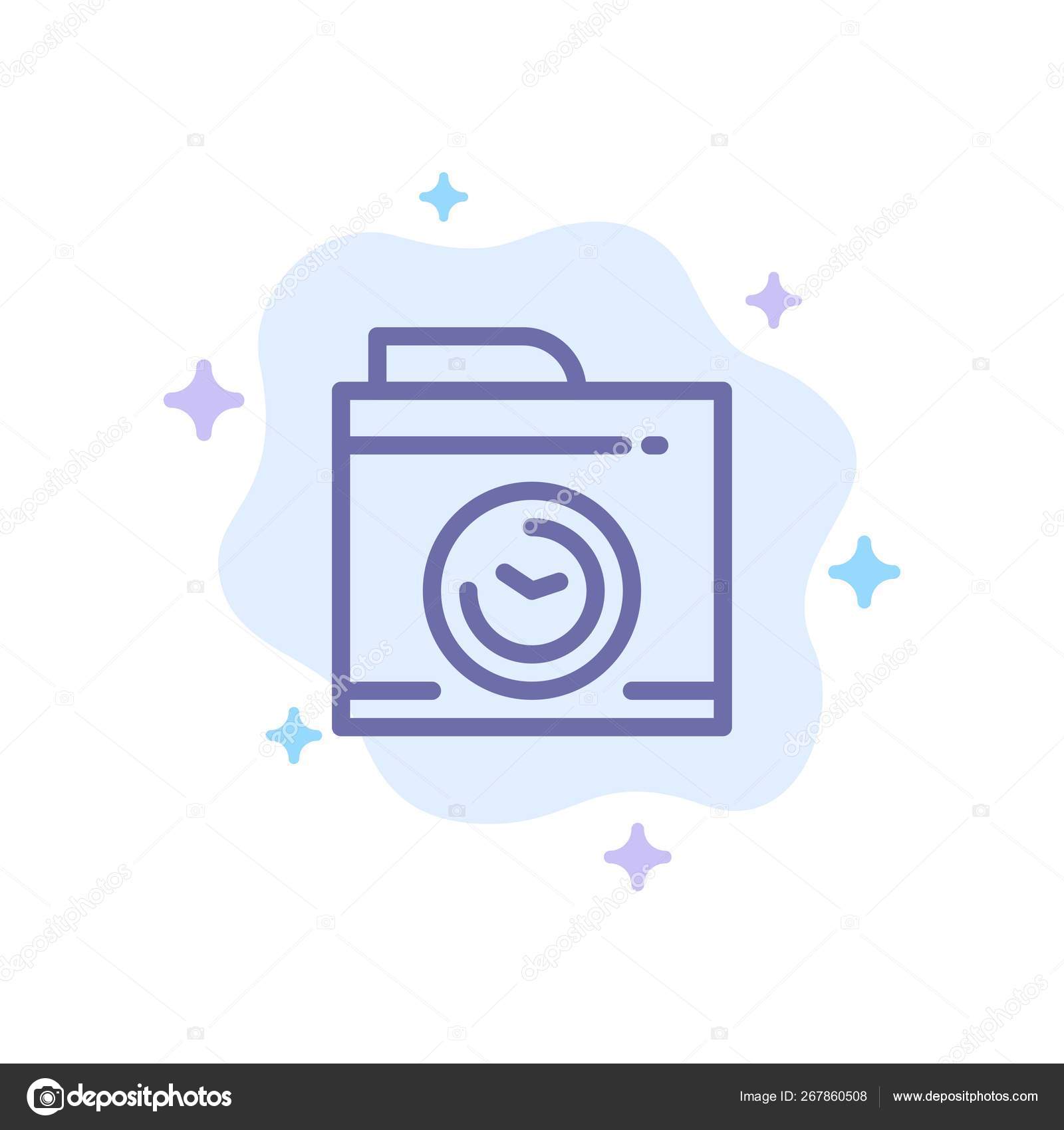 Camera Image Big Think Blue Icon On Abstract Cloud Background Vector Image By C Flatart Vector Stock