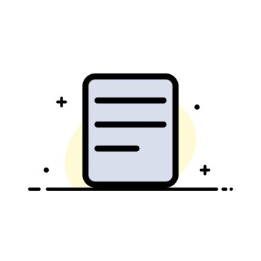 Twitter, Metin, Sohbet İş Düz Hat Dolu Simge Vektör Banne