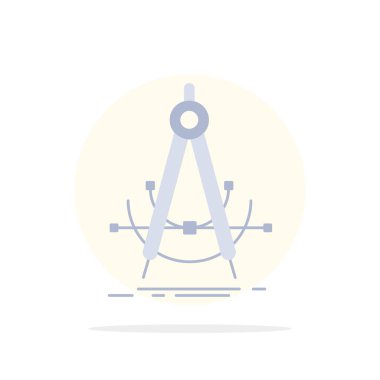 Hassas, accure, geometri, pusula, ölçüm Düz Renk Ico