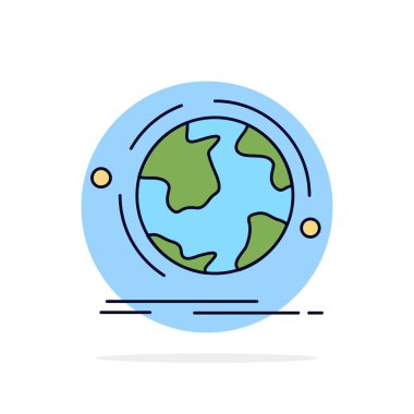 küre, dünya, keşfetmek, bağlantı, ağ Düz Renk Simgesi Vect