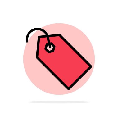 Fiyat, Etiket, Etiket, Bilet Soyut Daire Arka Plan Düz renk 