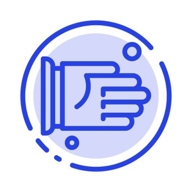 El, El Sıkışma, Anlaşma, Ofis Mavi Noktalı Çizgi Simgesi