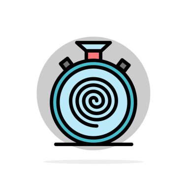 Aksiyon, çevrim, akış, kesintisiz, yavaş soyut daire arka plan fl