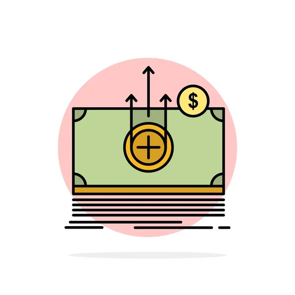 Dinheiro, Dólar, Médico, Transferência Abstract Circle Plano de fundo — Vetor de Stock