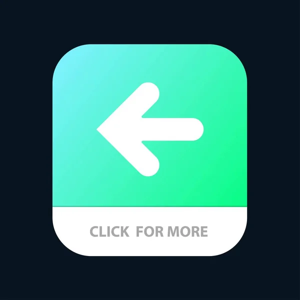 Flèche, Flèches, Retour, Bouton de l'application mobile Point Back. Android et moi — Image vectorielle