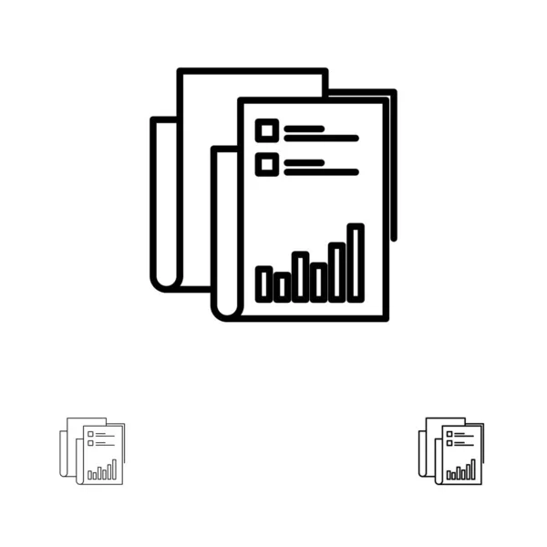 Informe, Análisis, Auditoría, Negocio, Datos, Marketing, Negrita de papel — Vector de stock