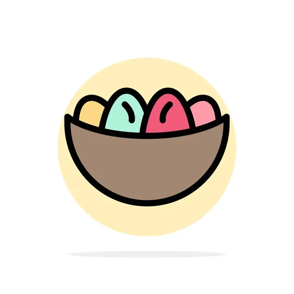 Κύπελλο, εορτασμός, Πάσχα, αυγό, φωλιά αφηρημένο κυκλικό φόντο — Διανυσματικό Αρχείο