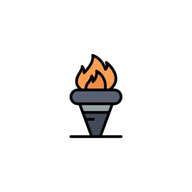 Alev, Oyunlar, Yunanistan, Holding, Olimpiyat İş Logo Şablonu. F