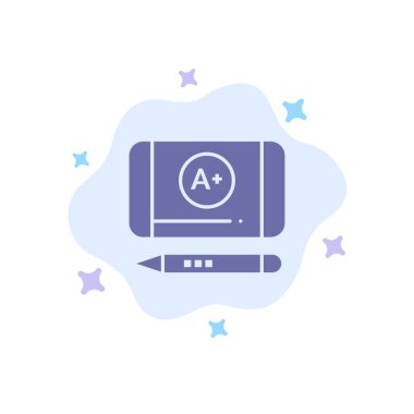 En İyi Not, Başar, Soyut Bulut Backg Eğitim Mavi Simge