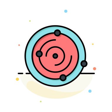 Uzay, Evren, Tıp, Sağlık Soyut Düz Renk Simge Templa