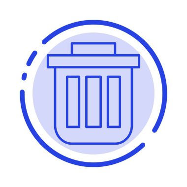 Çöp, Sepet, Çöp Kutusu, Kutu, Konteyner, Dustbin, Ofis Mavi Noktalı 