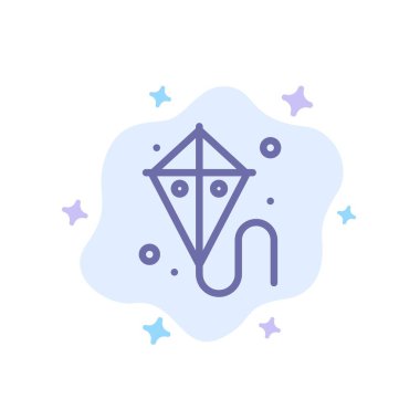 Paskalya, Uçurtma, Bahar, Madrigal Mavi Simge Soyut Bulut Backg doğum