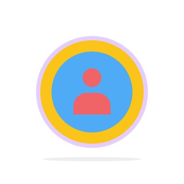 Arayüz, Navigasyon, Kullanıcı Soyut Daire Arka Plan Düz colo