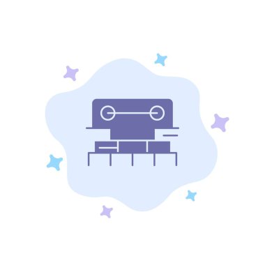 Seviye, İnşaat, Araç, Ölçek, Soyut Cl Su Mavisi Simgesi