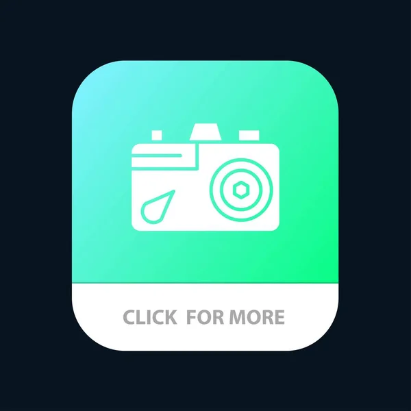 Câmera, Educação, Imagem, Imagem Mobile App Icon Design — Vetor de Stock