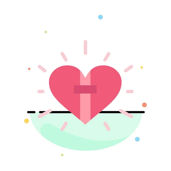 Love, Heart, Celebration, Christian, Easter Abstract Flat Color