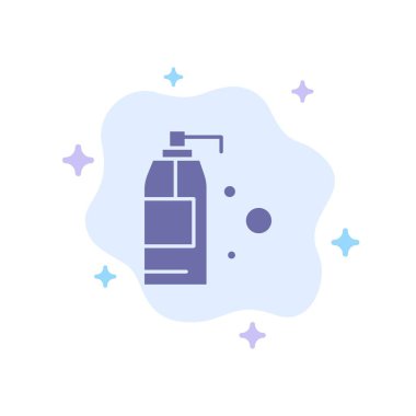 Soyut Bulut Backgro'da Temizlik, Deterjan, Ürün Mavisi Simgesi