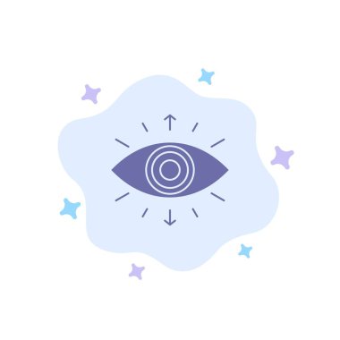 Göz, Sembol, Gizli Toplum, Üye, Soyut Clou Üzerinde Mavi Simge