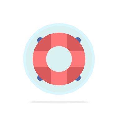 Yardım, yaşam, lifebuoy, cankurtaran, koruyucu Düz Renk Simge Vecto