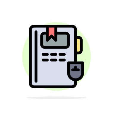 Kitap, Eğitim, Bilgi Soyut Daire Arka Plan Düz renk