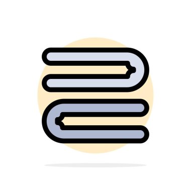 Temiz, Temizlik, Havlu Soyut Daire Arka Plan Düz renk Ico