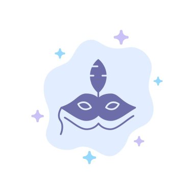 Maske, Kostüm, Venedik, Madrigals Mavi Simge Soyut Bulut B