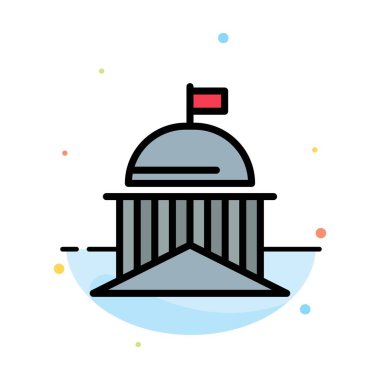 Şehir, Bayrak, Yeşil, İrlanda, İrlanda Soyut Düz Renk Simge Templ