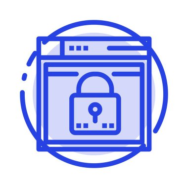 Giriş, Güvenli, Web, Düzen, Şifre, Mavi Noktalı Hat Hattını Kilitle