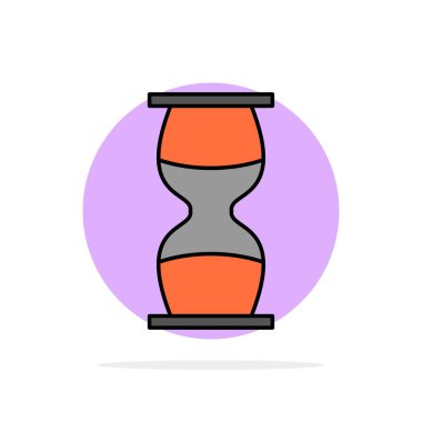 Kum Saati, İş, Saat, Kum saati, Saat, Zamanlayıcı Soyut Cir