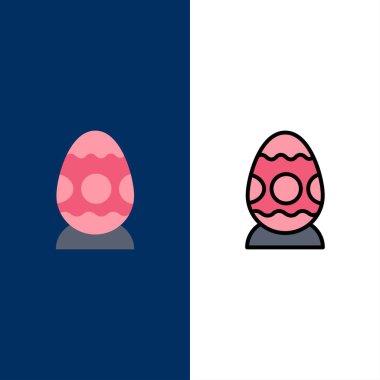 Dekorasyon, Paskalya, Paskalya yumurtası, yumurta simgeleri. Düz ve çizgi dolu