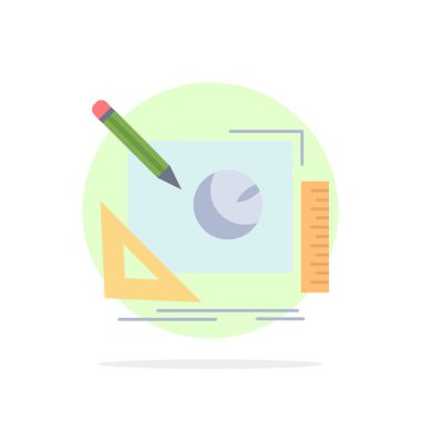 logo, tasarım, yaratıcı, fikir, tasarım süreci Düz Renk Simge Vec