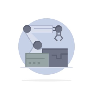 Otomatik, Robotik, Kol, Teknoloji Soyut Daire Arka Plan F