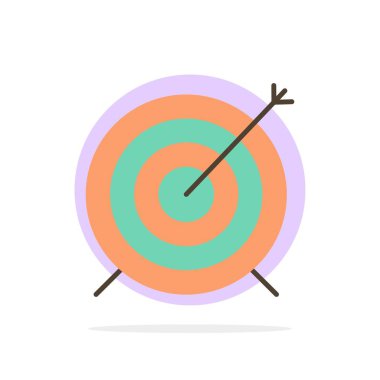 Hedef, Dart, Hedef, Focus Abstract Circle Arka Plan Düz renk 