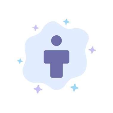 Avatar, Erkek, İnsanlar, Soyut Bulut Backgr Profil Mavi Simge