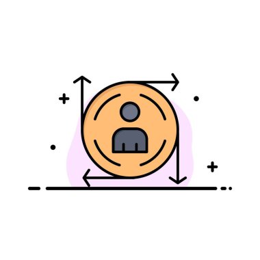 Kullanıcı, Predication, Ok, Yol İş Düz Çizgi Dolu Simge V