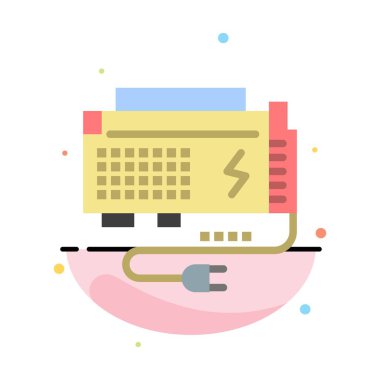 Apc, Pil, Bilgisayar, Güç, Kaynak Soyut Düz Renk Simge T