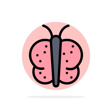 Hayvan, Kelebek, Paskalya, Doğa Soyut Daire Arka Plan Fla