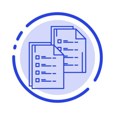 Belge, Analitik, Veri, Kopyalama, Kağıt, Özgeçmiş Mavi Noktalı Hat 