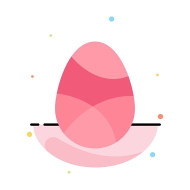 Kutlama, Dekorasyon, Paskalya, Yumurta, Tatil Soyut Düz Colo