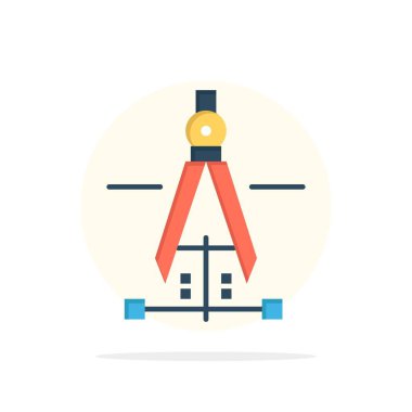 Pusula, Çizim, Eğitim, Mühendislik Soyut Daire Backgro