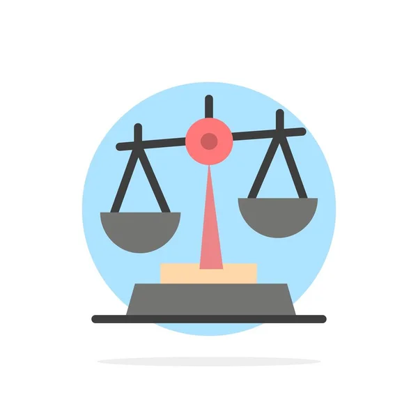 Gdpr, justitie, wet, evenwicht abstracte cirkel achtergrond platte Colo — Stockvector