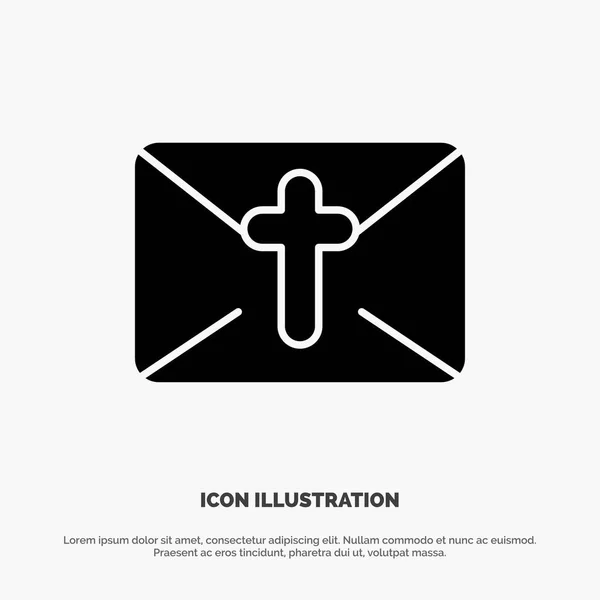 Massage, Mail, Holiday, Easter solid Glyph Icon vector