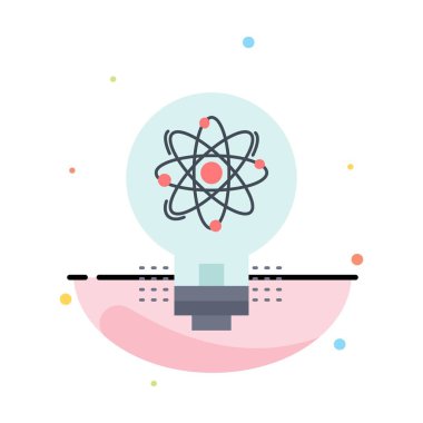 fikir, yenilik, ışık, çözüm, başlangıç düz renk simgesi vecto